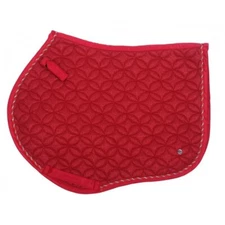QHP Striking Rio anatomical saddle pad glitter Red Pony 