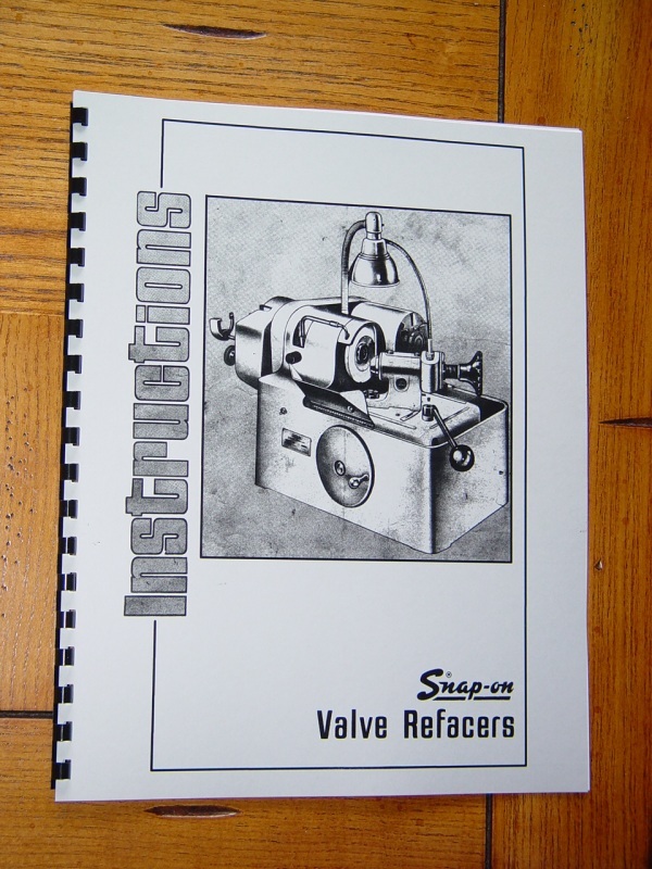 Snap On / KO Lee VR200 & VR300 Valve Grinder Manual eBay