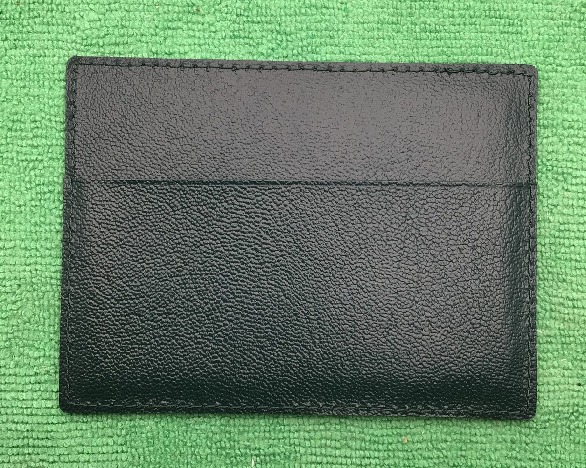 Genuine Rolex Card Booklet Holder Wallet Green Leather, 0101.40.34