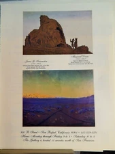 JAMES G SWINNERTON / MAYNARD DIXON ART PIECES VTG ORIG  1994 ADVERTISEMENT,