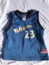 Washington Wizards MICHAEL JORDAN Jersey Boys Kids Toddler 7 7T  Mighty Mac