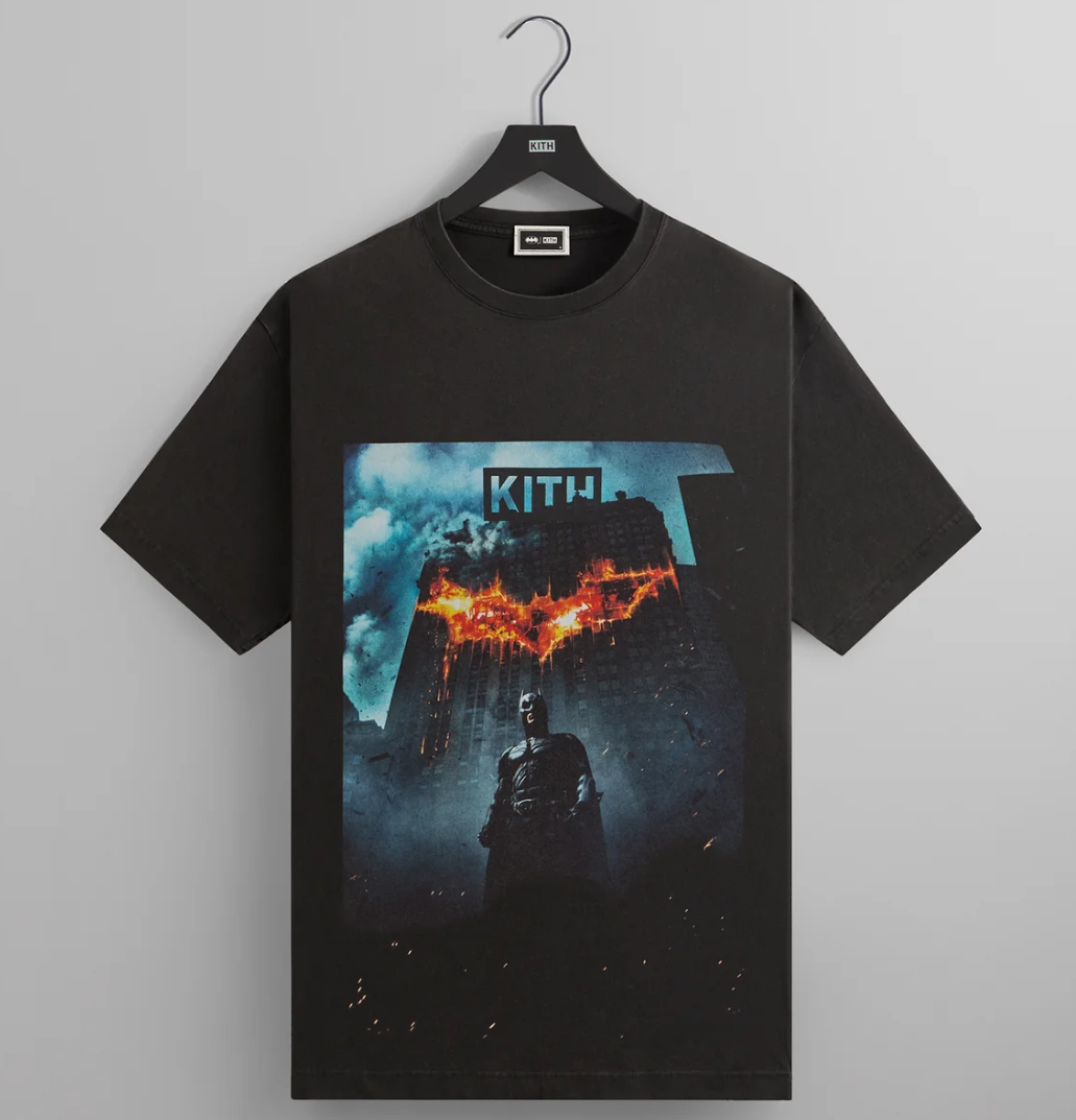 KITH x Batman Dark Night Rises Vintage Tee SIZE M Med Confirmed ✅ LIMITED…! 🔥