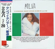 MILVA Canzone Best Star Album On CD JAPAN OBI SEVEN SEAS K32Y 2073 Bella Ciao