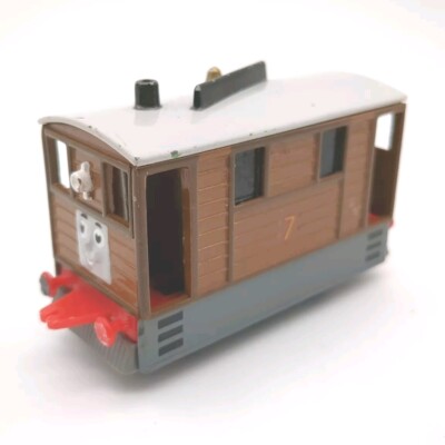 Vintage TOBY #7 Thomas the Train Tank Engine & Friends ERTL 1989 Diecast Tram 