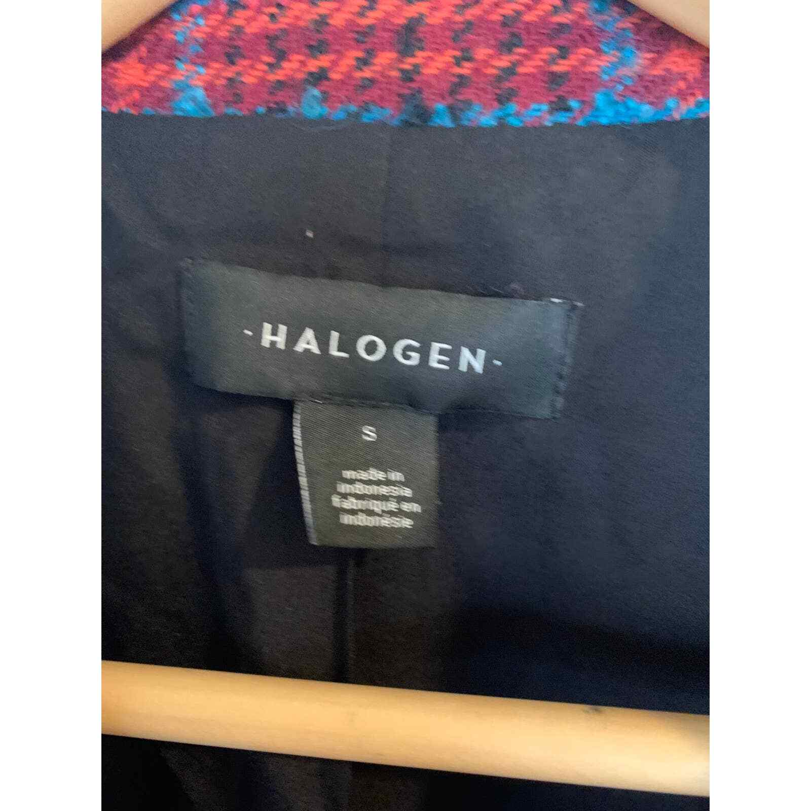 Halogen Wool Blend Button Down Coat S - image 2