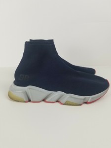 blue balenciaga speed trainer