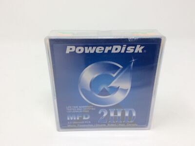 PowerDisk MFD 2HD PS/2 PS/1 IBM Formatted 1.44 MB 3.5'' Diskettes 5 Disks New