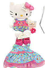 Build A Bear Hello Kitty Sanrio Summertime Plush Swimsuit & Accessories NEW
