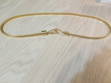 CLEARANCE Women's Gold Tone Belt 31" end to end.