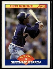 Geronimo Berroa *ROOKIE CARD* (RC) 1989 Score #632. rookie card picture
