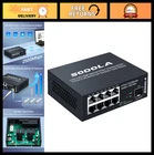8-Port 2.5G Unmanaged Network Switch, 2.5GBASE-T & 10G SFP+, Fanless, Metal, Plu