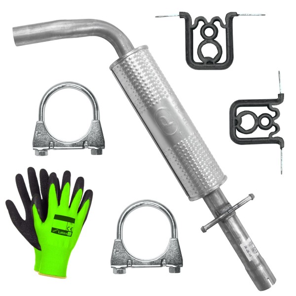Auspuff Mitteltopf MittelschaldäMpfer FüR VW Golf 4 1.4 1.6 1.9 SDI (1997-2006)-image