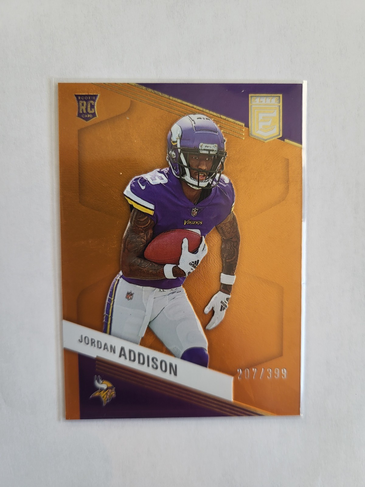 2023 Panini Donruss Elite Rookies Orange /399 Jordan Addison #157 Rookie RC