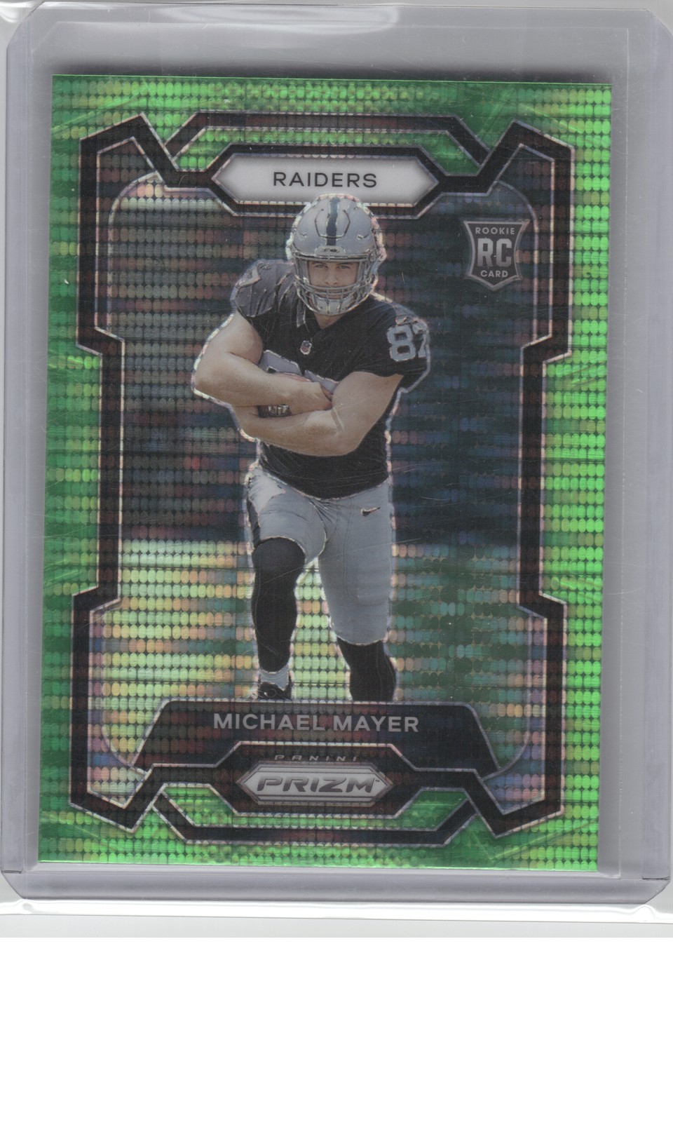 2023 Panini Prizm #361 Michael Mayer Neon Green Pulsar B2R2C118