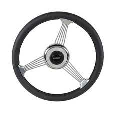 Grant 1050 Classic Banjo Steering Wheel Black Leather Rim-14-34 Inch