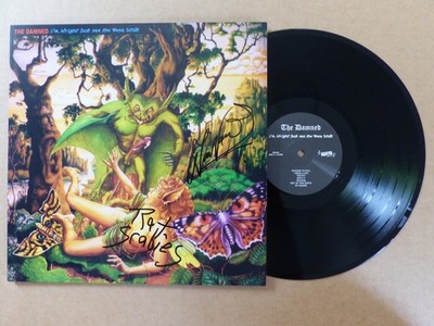 THE DAMNED signed Autogramm I´M ALRIGHT JACK AND THE BEAN Vinyl Schallplatte LP
