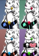 Lady Death: Harrigan Pop Art Metallicard