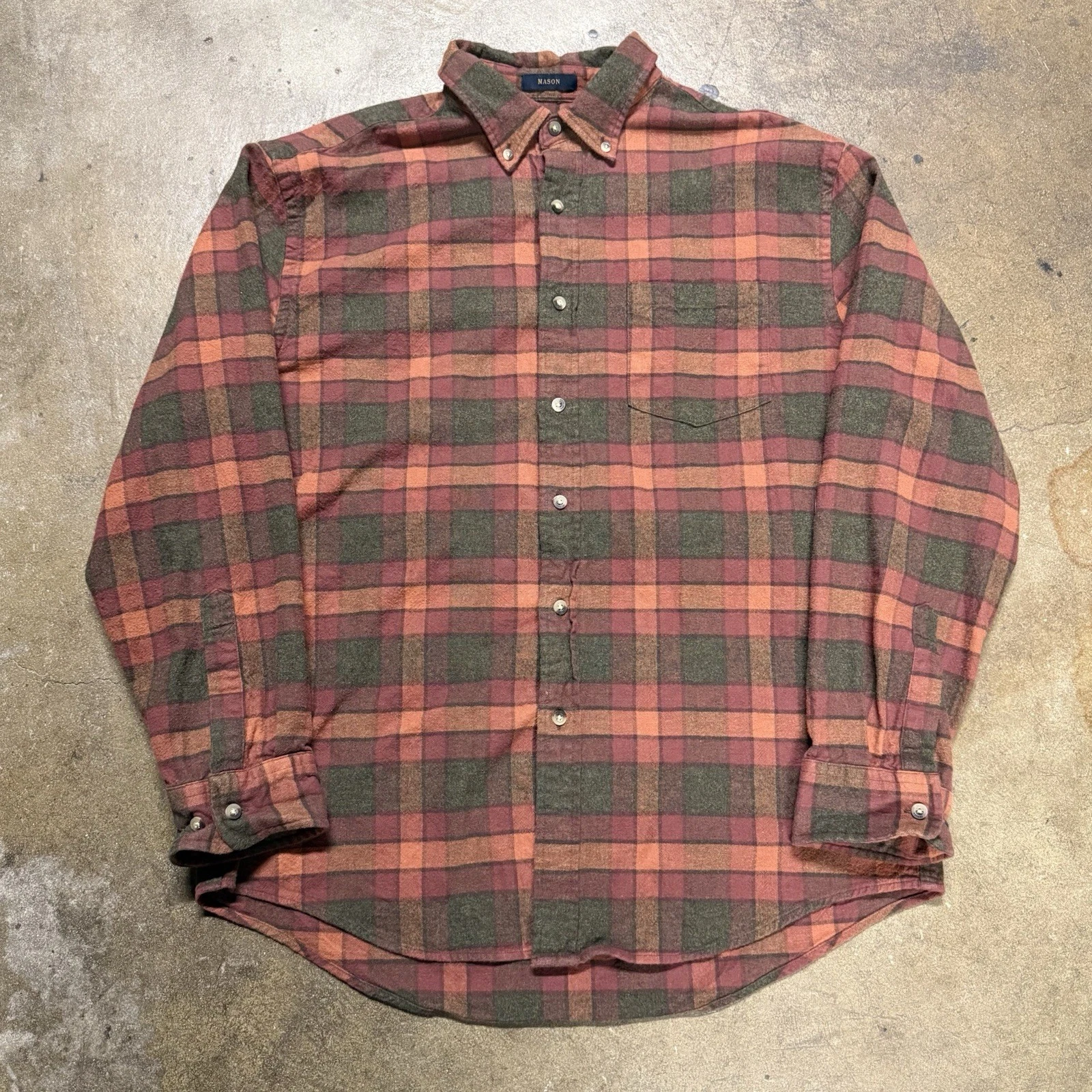 Pendleton Mason Men's Longsleeve Cotton Plaid Flannel Outdoor Button Up Shirt L
Opens in a new windo