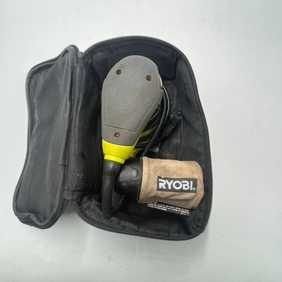 Ryobi Detail Sander Corner Cat w/ Dust Bag & Case Tested Working
