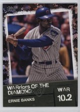 2020 Topps Warriors of the Diamond Black 195/299 Ernie Banks #WOD-34 HOF my8