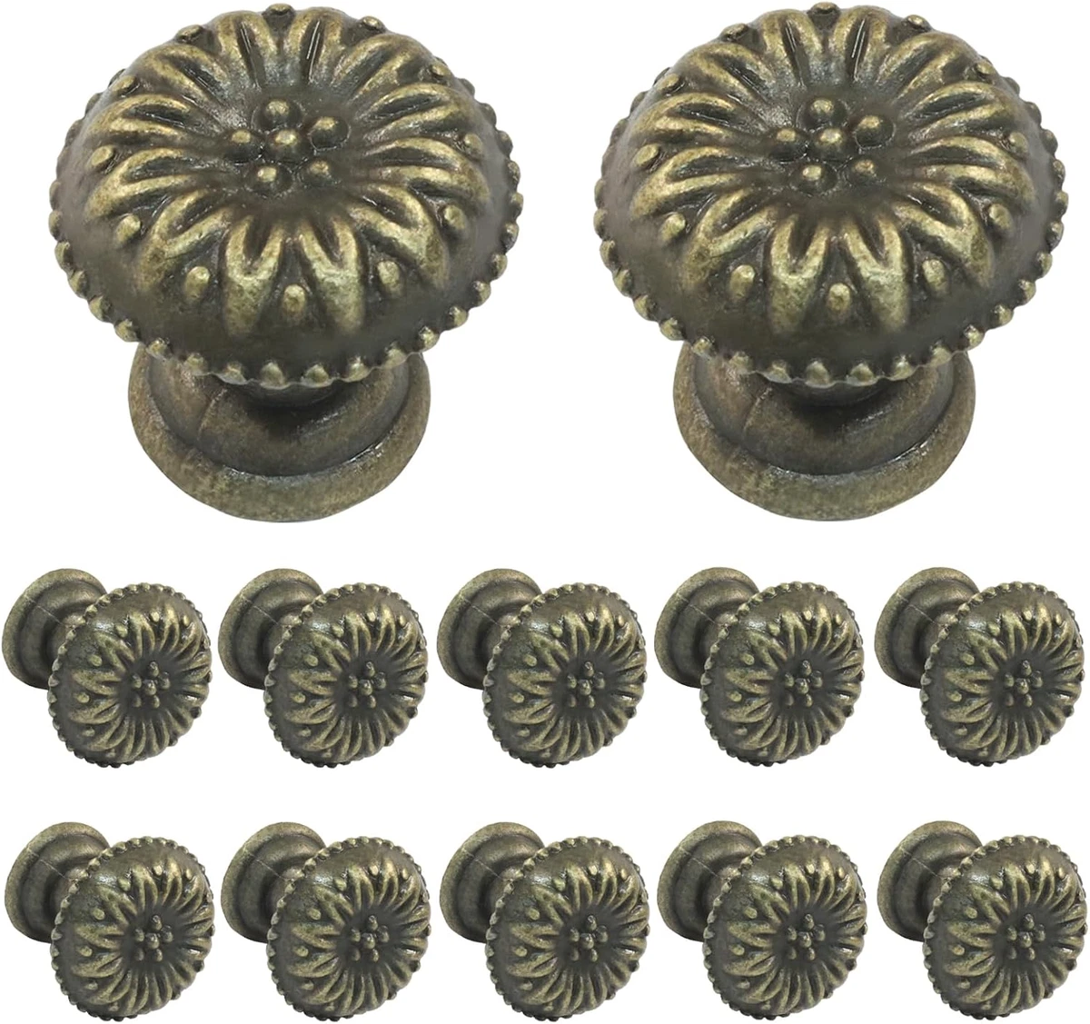 gold dresser knobs 12 pack for sale antique gold knobs