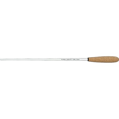 King David Duco Tapered Cork Baton White 16 in.