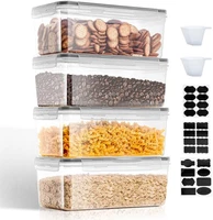 Vorratsdosen Mit Deckel Luftdicht 3.2L 4Er Set Bpa