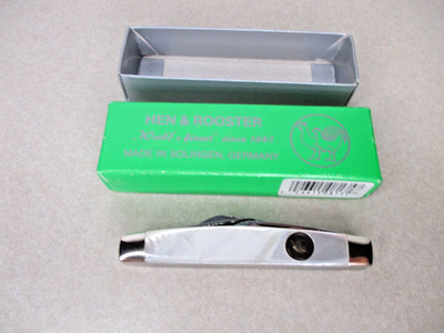 Vintage Hen & Rooster 314-MOP Bertram Cutlery Solingen Germany Congress Knife