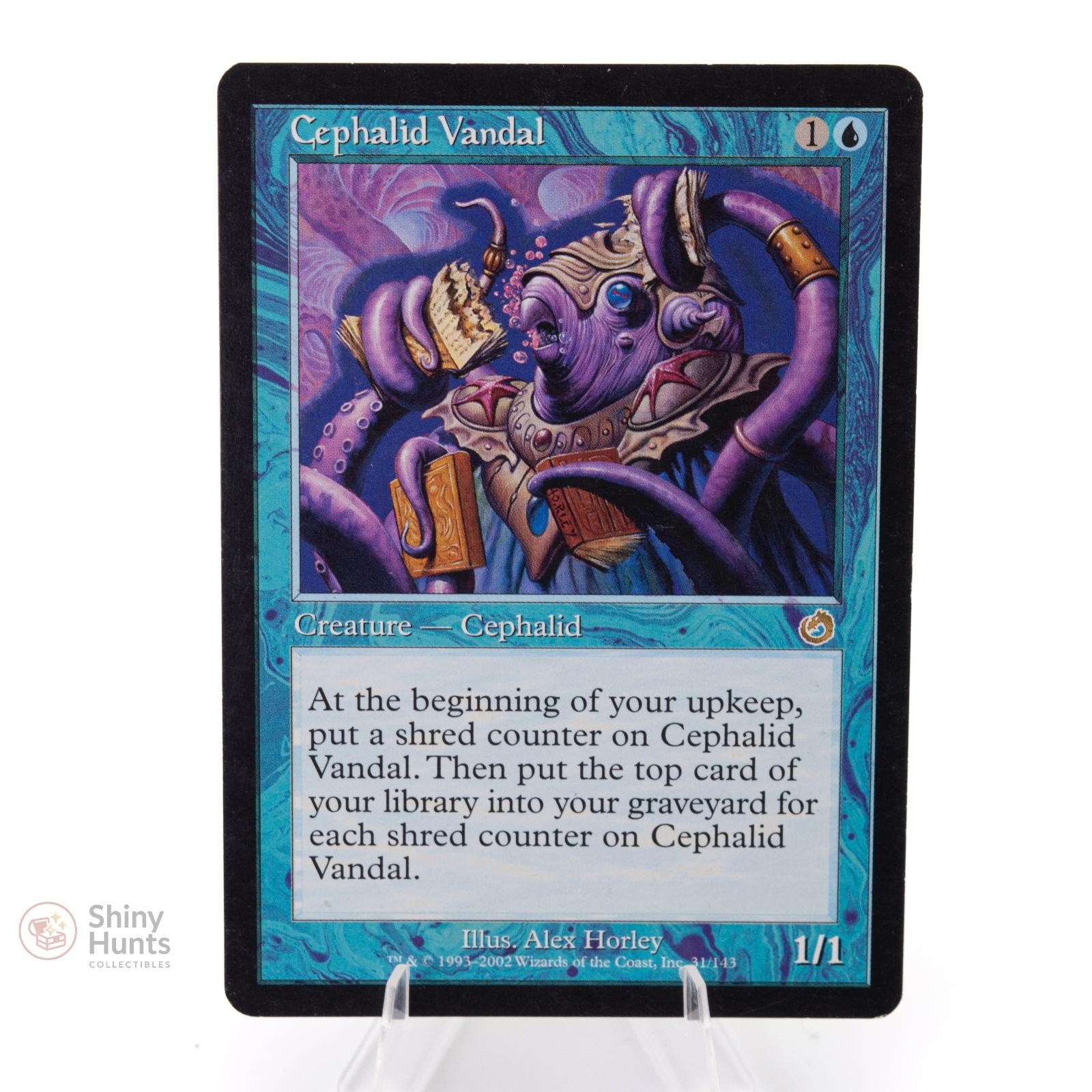 Magic: The Gathering Cephalid Vandal 31 Torment LP