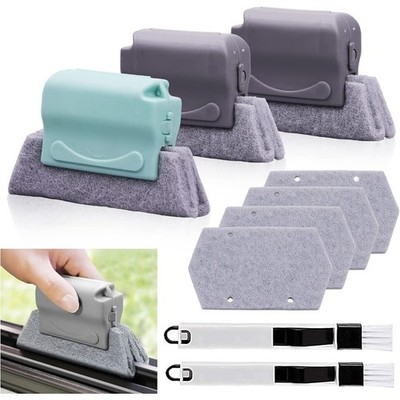 Koishu Magic Window Groove Cleaning Brush, Hand-held Window Track Cleaner
