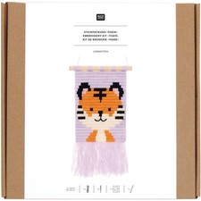 LONGSTITCH STICKPACKUNG TIGER 18X30CM Baumwolle Stickgarn