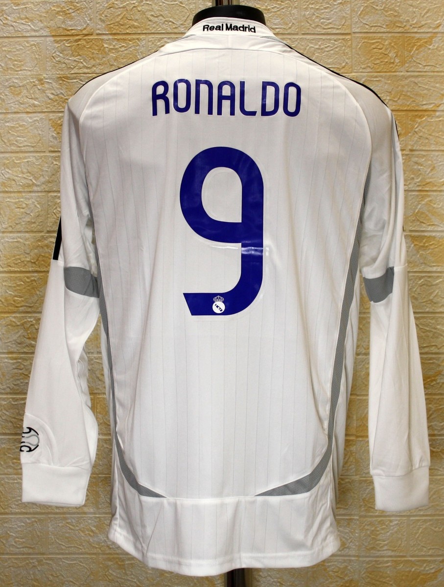 Real Madrid 2006/07 UEFA CL jersey Ronaldo #9 | eBay
