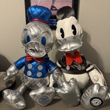 Lot Of 2 - 85th Anniversary Donald Duck Plush Disney Official With Tags