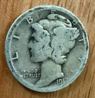 1917S Mercury Dime Good Condition