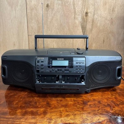 AIWA CSD-SR6 CD Cassette Radio Boombox Strasser Active CD Edit Japan Fully Works