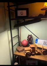 VINTAGE MCM INDUSTRIAL DAZOR P-2324 FLOATING FIXTURE DRAFTING TABLE DESK LAMP