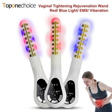 Electric Pelvic Floor Exerciser Vaginal Rehab Device LED Light Therapy 630/450nm