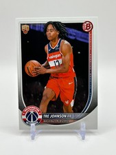 2025-26 Bowman Tre Johnson III RC Rookie #6 Washington Wizards