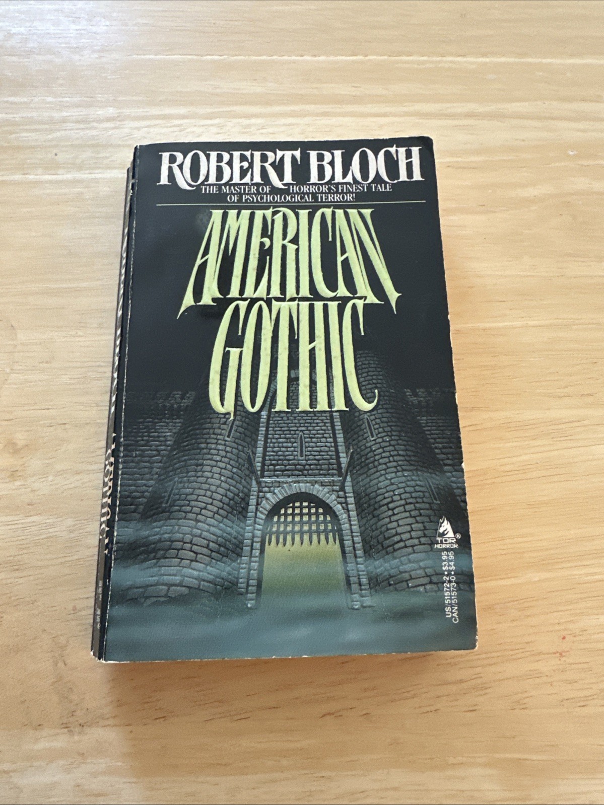 AMERICAN GOTHIC By Robert Bloch 1987 TOR 1st Print Horror Paperback