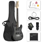 Glarry 39" GST Electric Guitar Beginner Kit Gig Bag 20W AMP for Beginner