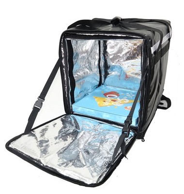 PK-76F: Large Doubledeck Insulated Pizza/Food Delivery Backpack