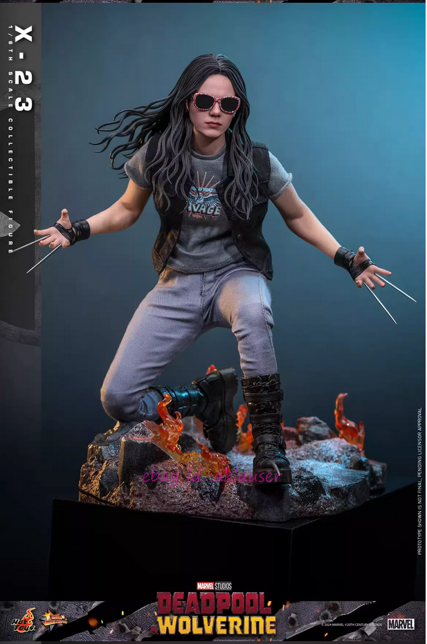 Hot Toys 1/6 Mms781 Deadpool & Wolverine X-23 Action Figure Stock