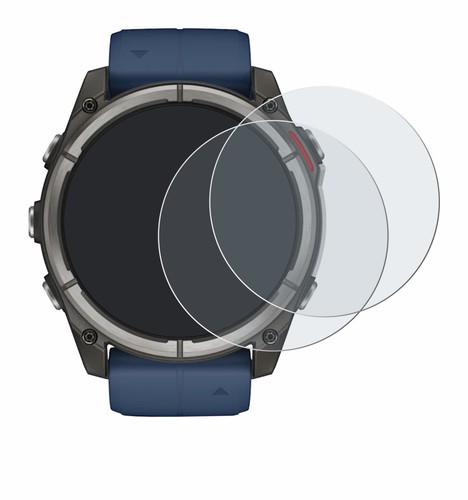 2x Antyodblaskowy ochraniacz ekranu do Garmin quatix 8 (51 mm) Matowa folia ochronna - Zdjęcie 2 z 7