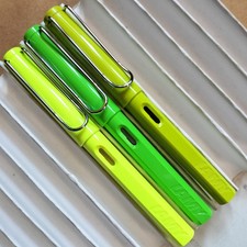 LAMY safari Fountain pen x3 '08 '12 '15 limited edition  very Rare