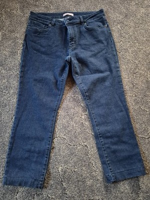 dunkelblaue Damenjeans der Marke adagio_gekürzt