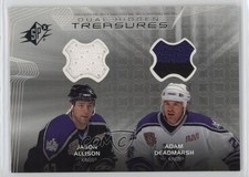 2001-02 SPx Hidden Treasures Jason Allison Adam Deadmarsh #DT-JD 4f5
