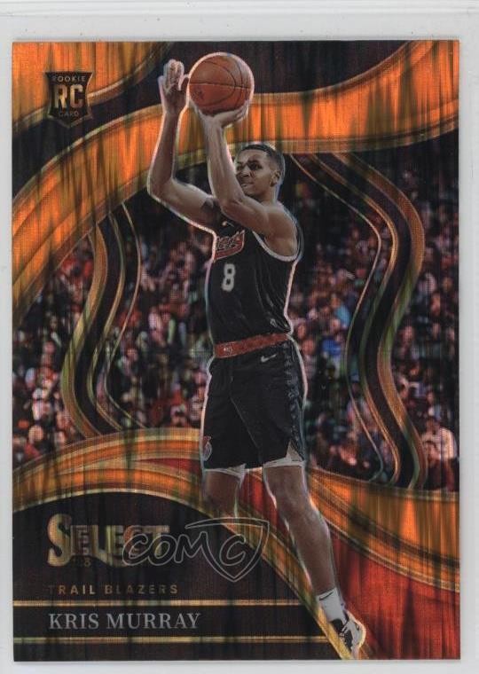 2023-24 Panini Select Courtside Orange Flash Prizm Kris Murray #277 1r05