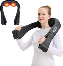 Shiatsu Masajeador Electrico De Espalda Y Cuello Con Calor Regalos Para Mujer US