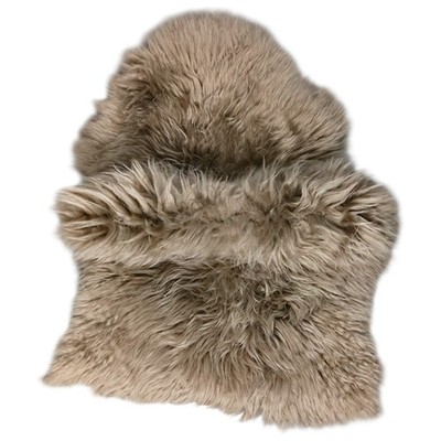 Lammfell Teppich Echt Elfenbein Echt Luxus Britisch Überwurf Öko Fell Groß 101cm+