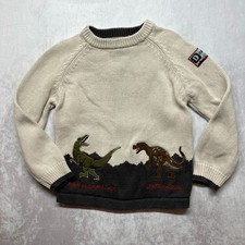 Newton Trading Dinosaur Sweater Boys Size 5 Tyrannosaurus Rex Pterodactyl